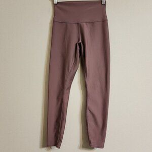 Alo Yoga Mid-Waist Airlift Legging Women Sz S Pink Purplelish Athleisure Yoga